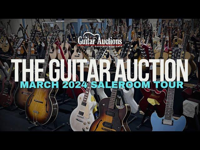 The Guitar Auction | Saleroom Tour March 2024 | Guitar Auctions at Gardiner Houlgate