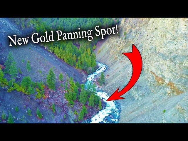Gold panning a new spot.  What did I find?