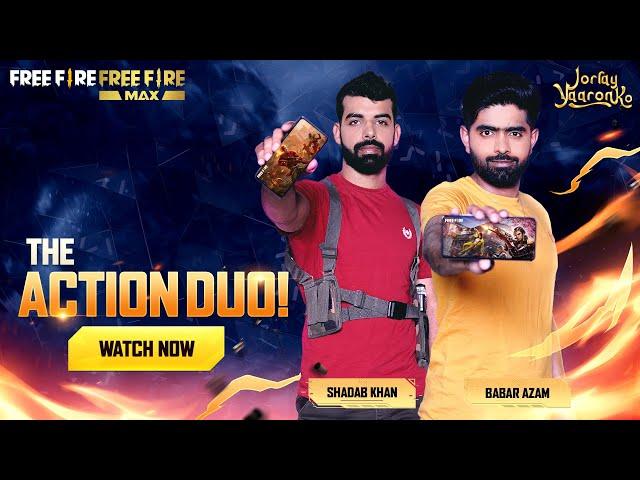 Babar Azam & Shadab Khan Battle In Style | Garena Free Fire Pakistan