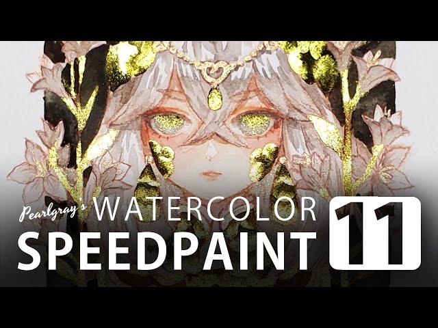 [PG] Watercolor Speedpaint #11 Dragon princess