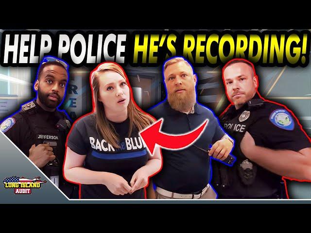 “Back The Blue” Clerk Calls Police On Auditor For Recording In Public!