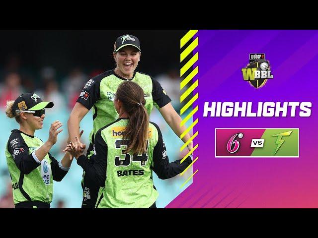 Thunder Keep Rolling! | Sydney Sixers v Sydney Thunder | #WBBL10