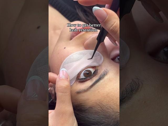 How to get BETTER LASH RETENTION 