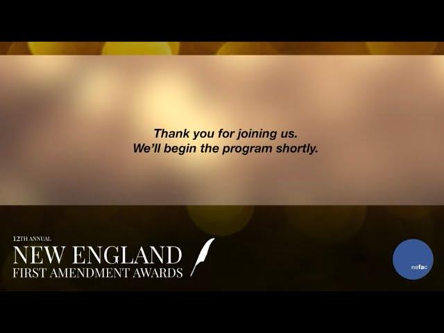 2022 New England First Amendment Awards - Full Program