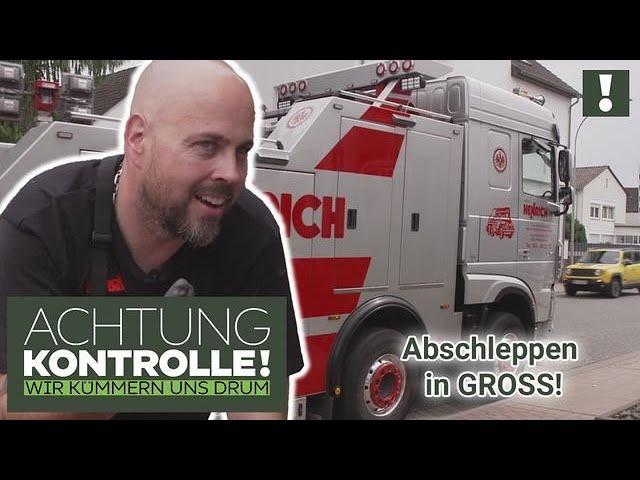 "The King of the Road!"  Abschleppen mit dem 4-Achser! | Achtung Kontrolle