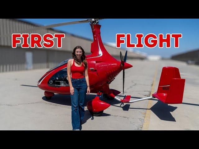 98. New Pilot Takes Daughter On First Gyroplane Flight #adventure