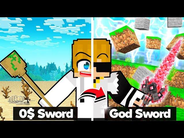 Upgrading $1 Sword to $1,000,000 GOD Sword in Minecraft! ( Tagalog )