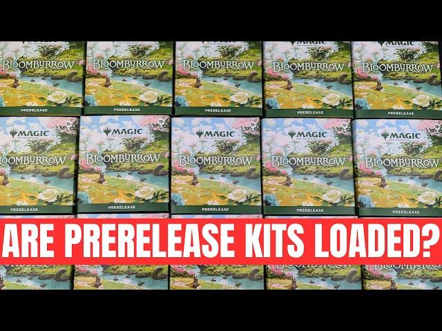 15 Bloomburrow Prerelease Kits Opened! ENTIRE 15 Pack Case! #MTG Ships July 26