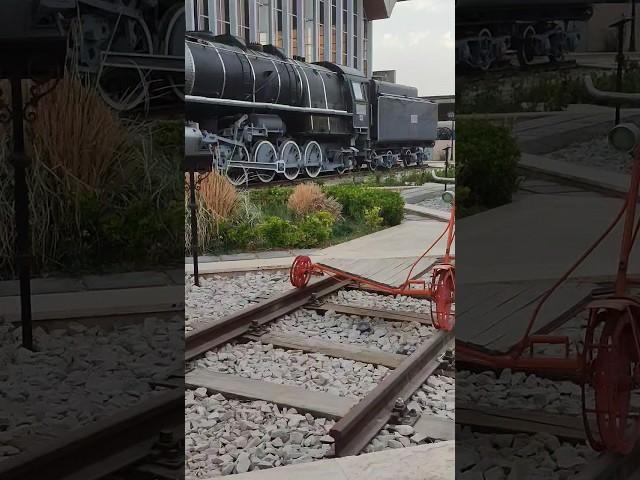 Attractive orange rail bike.#railway #train