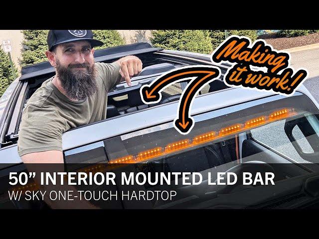 Installing a 50" Stealth LED Light Bar in a Jeep JL with Sky One-Touch Hard Top - A How-To Guide