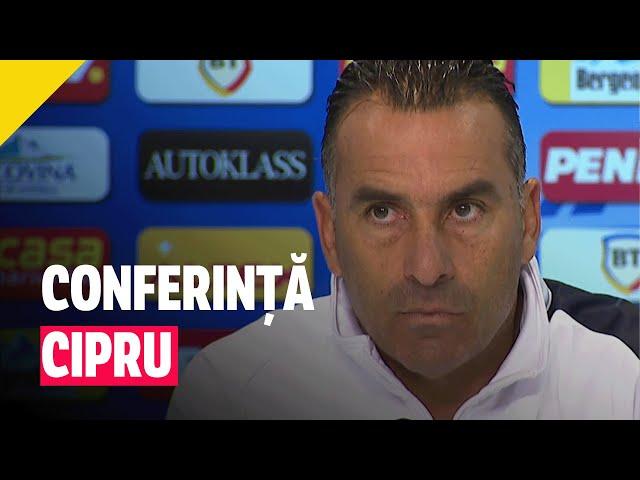 Cipru, conferință de presă dupa România - Cipru | GOLAZO.ro