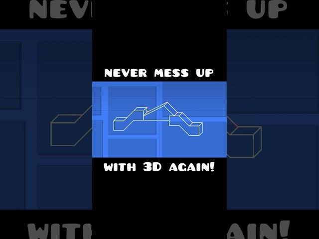 Easily make 3D slopes! #geometrydash #gdtips #gd #gdlevels #gaming #gdcreation #games