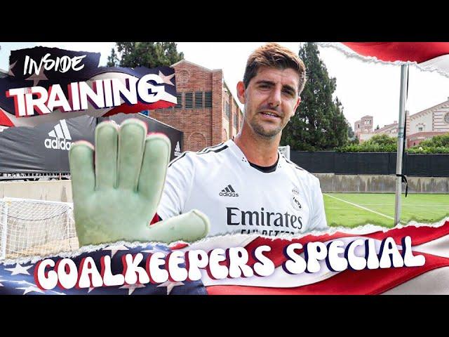 Thibaut Courtois' training routine | Real Madrid | Goalkeepers