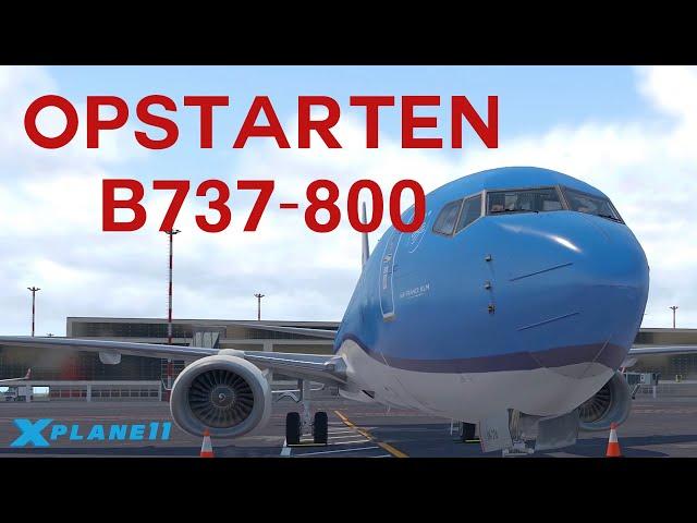 Zibo Mod 737-800 opstarten - Cold & Dark