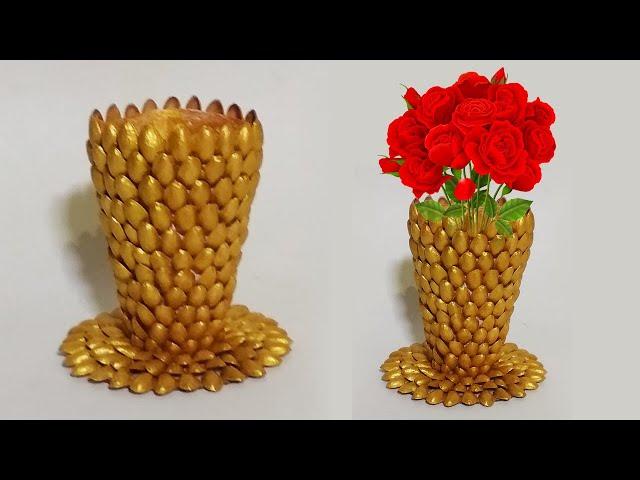 Diy Pista Shell Crafts | Flower Vase From Pista Shells | Home Decor Ideas 2020