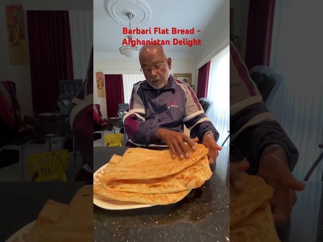 Persian Barbari Flat Bread - Afghanistan Delight. Nutty flavour. Delicious. Details in description