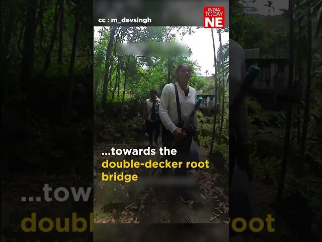 New video surfaces of Sonam and Raja in Sohra, recorded near Double-Decker Root Bridge