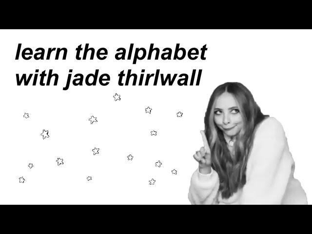 learn the alphabet with jade thirlwall