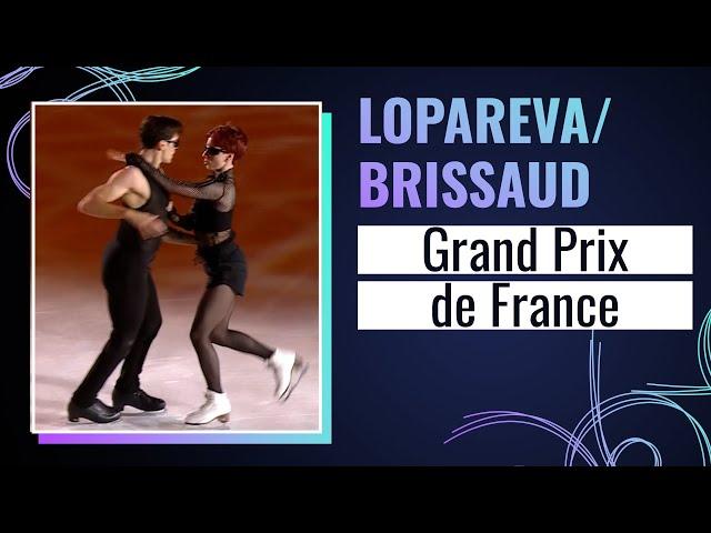 Evgeniia LOPAREVA / Geoffrey BRISSAUD (FRA) | Exhibition Gala | Grand Prix de France 2024 |#GPFigure