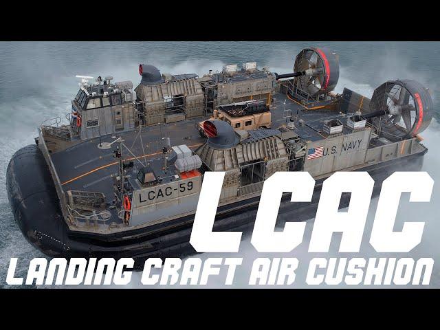 U.S. Navy's Amphibious Hovercraft LCAC