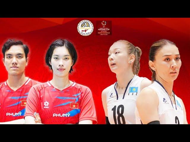 Trực tiếp: Việt Nam - Kazakhstan |  Bán kết AVC Nations Cup