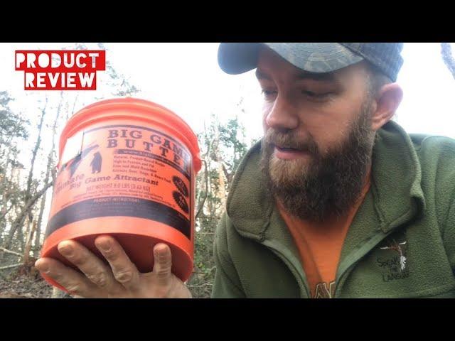 Big Game Butter deer attractant product review.