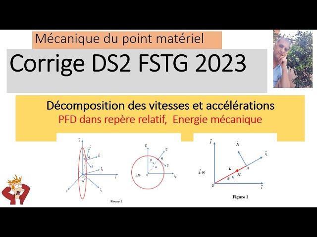 Examen mécanique du point  (FSTG 2023)