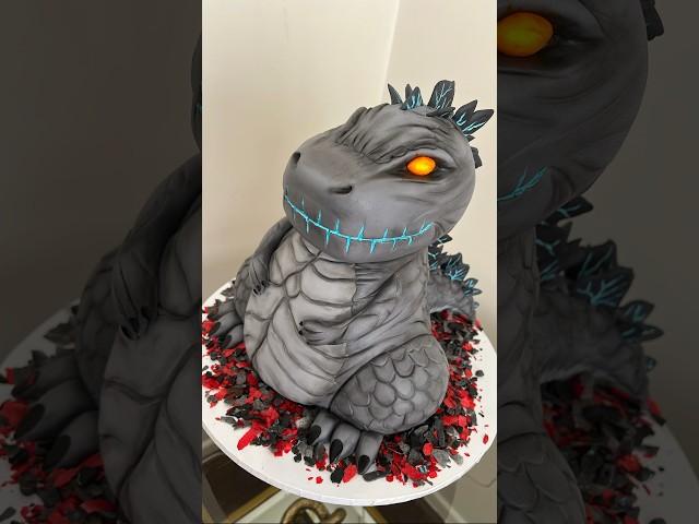 #cake #3dcake #monster #babygodzilla