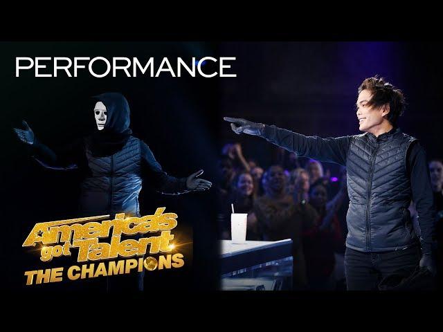 SHIN LIM Is Magician X?! Marc Spelmann Blows Minds With Magic! - America's Got Talent: The Champions