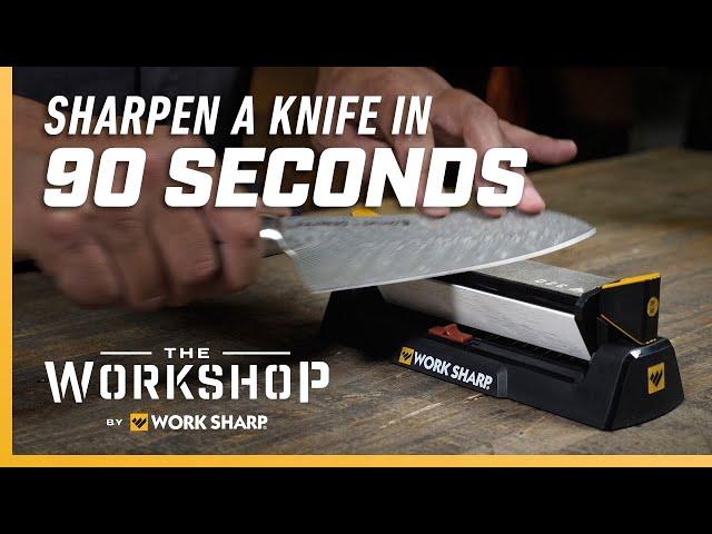 How to Sharpen a Knife in 90 Seconds! Quick, Easy Knife Sharpening Tutorial