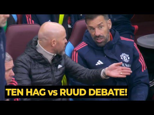 Van Nistelrooy looked angry with Ten Hag as United draw against Aston Villa | Man Utd News