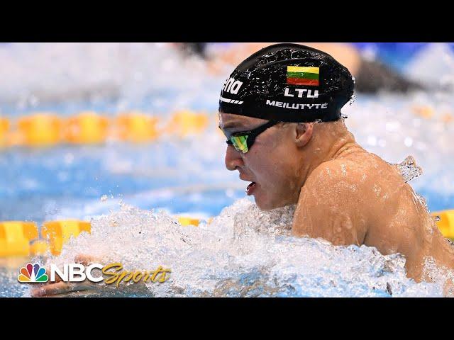 WORLD RECORD denies Lilly King gold in thrilling 50m breast World Title race | NBC Sports