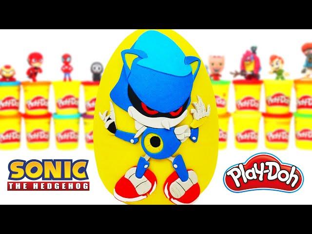 Metal Sonic Sürpriz Yumurta Oyun Hamuru Play Doh Sonic Boom Oyuncakları