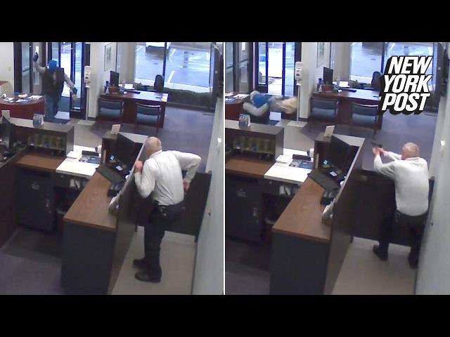 Hero security guard won't be charged for shooting bank robber | New York Post