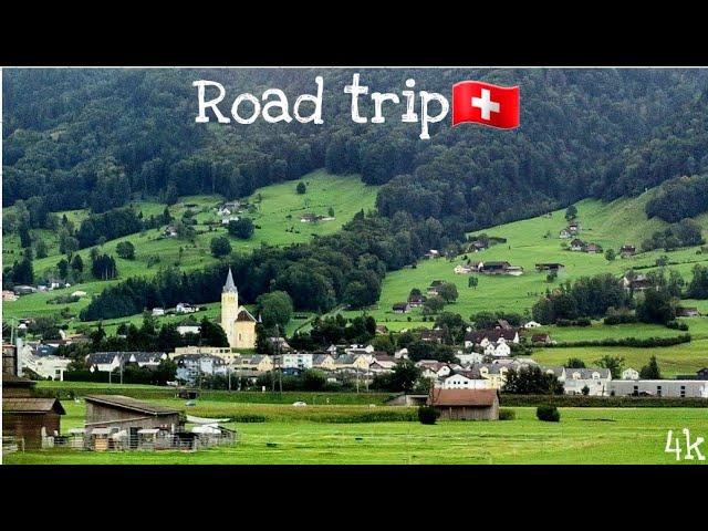 Switzerland 4k Road Trip through Swiss Mauntains