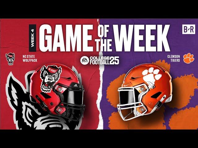 SIMMING NC STATE-CLEMSON | EA CFB 25 GAME OF THE WEEK 