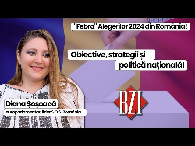 Alegeri 2024! Diana Șoșoacă,într-o nouă și de impact național emisiune BZI LIVE