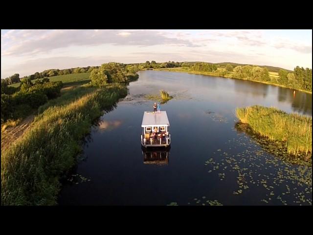 Bunbo Hausboot in Brandenburg fahren GoPro hero 4 silver