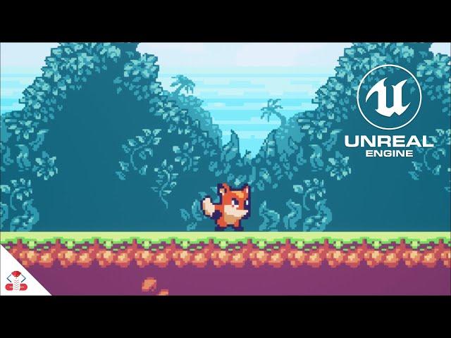 How to make a 2D game in Unreal Engine 5 - Beginner Tutorial