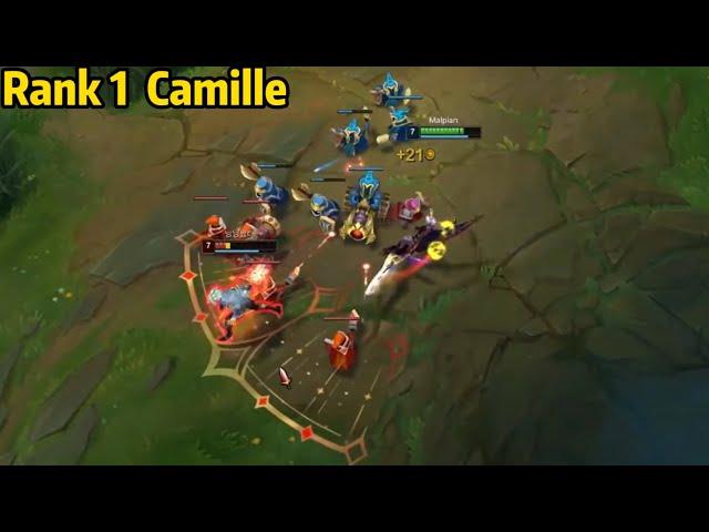 Rank 1 Camille VS KR Challenger Riven!