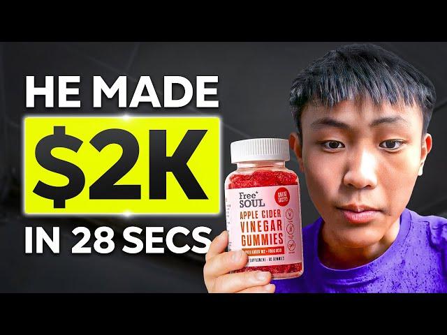 He made £2k with TikTok Shop Affiliate with 1 video .. here’s how