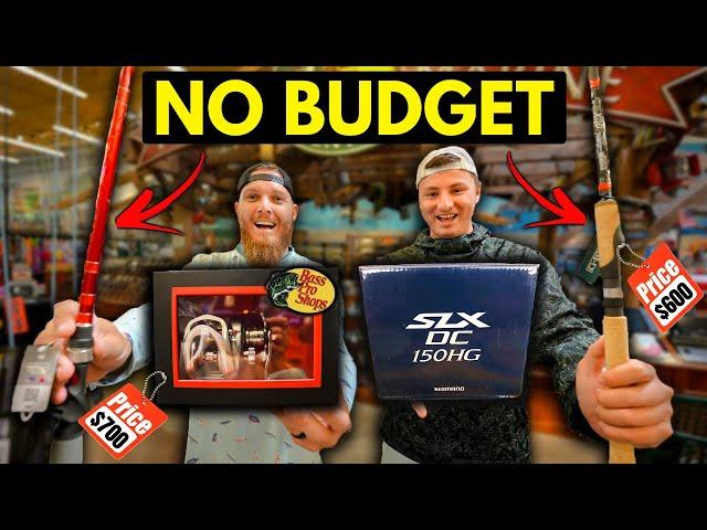 Building the MOST EXPENSIVE Fishing Combos at Bass Pro Shops (1v1 Winner-Take-All CHALLENGE)