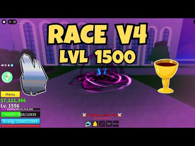 How To GET RACE V4 at 1500 in Blox Fruits