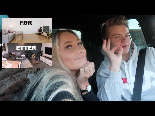 FLYTTEVLOG #4 - Housetour, før-etter & shopping