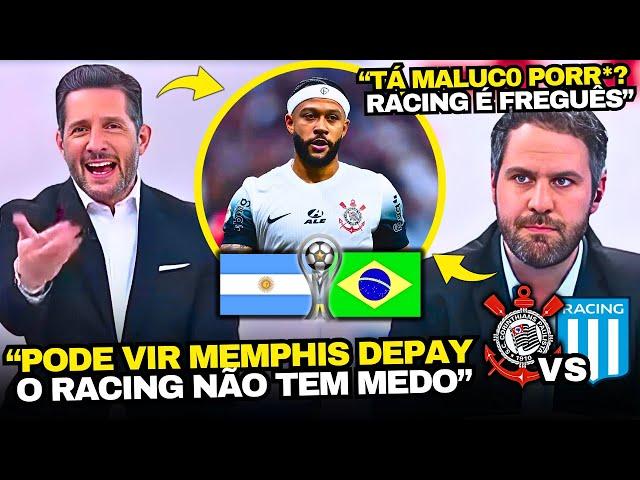 SOBERBA? IMPRENSA ARGENTINA DESAFIOU O DEPAY NO CORINTHIANS X RACING