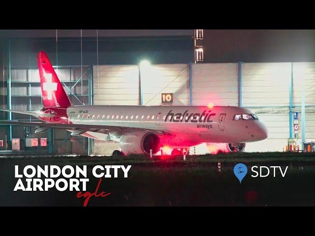 London City Airport Live - 22nd November 2024 - Night Stream