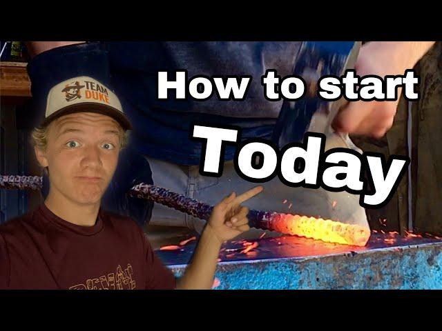 How to Start Forging in Your Backyard | Beginners Blacksmithing and Bladesmithing