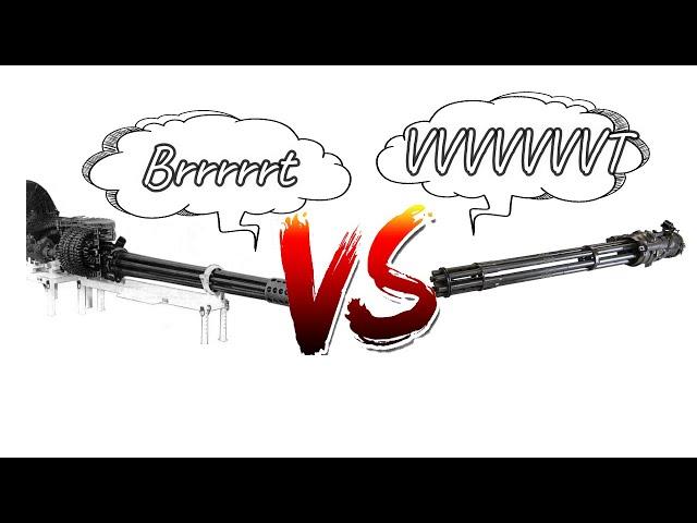 GAU 8 Avenger vs M61 Vulcan (Epic Rap Battle)