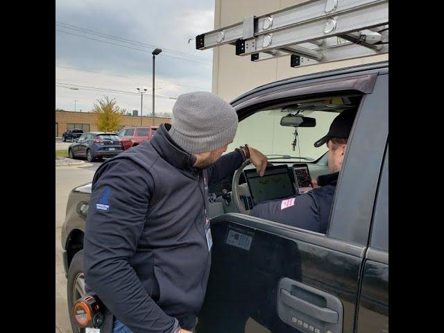 Four Elements Commercial Storm Damage Inspections in Evanston & Skokie due to severe hail damage.