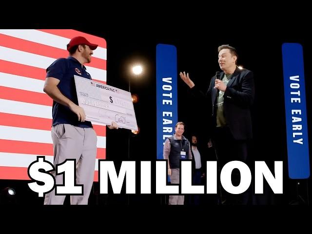 Elon Musk Awards $1M To Random Person At Town Hall